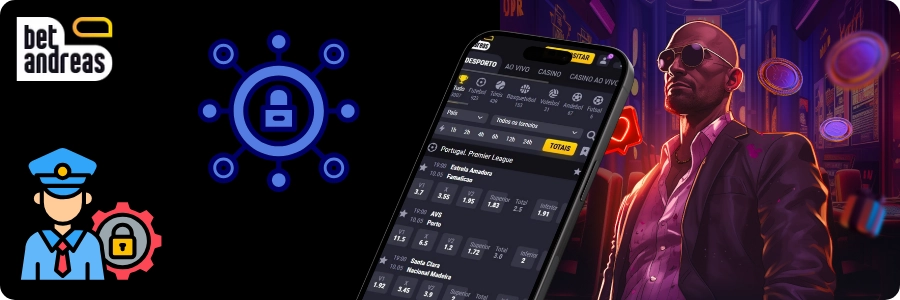 Segurança e licença da app Betandreas