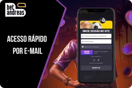 Betandreas login por e-mail ou nome de utilizador